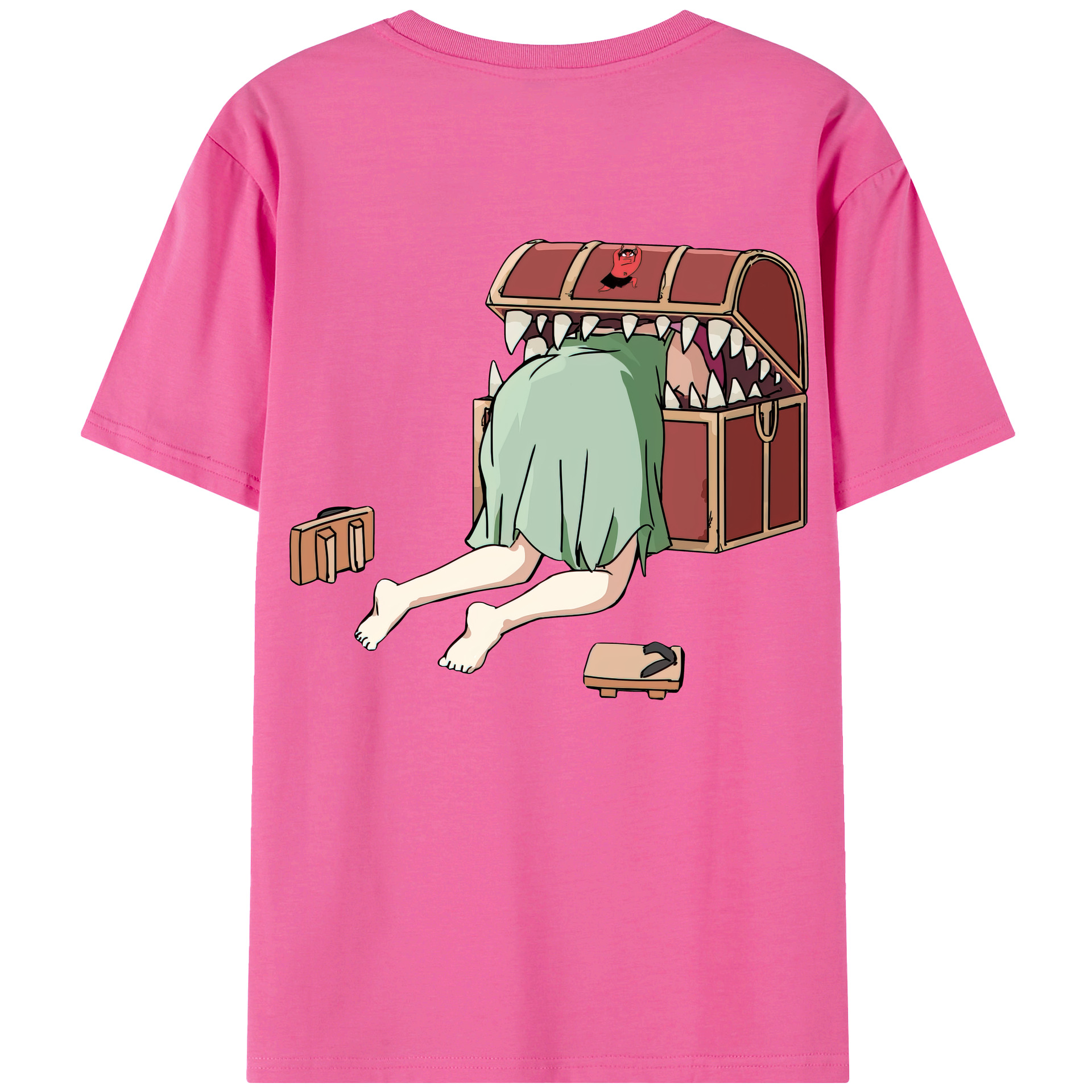（画像用） 葬送のフリーレン Frieren レディース半袖Tシャツ(バックプリント)